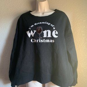 Fifth Sun Dreaming Of A Wine Christmas Sweater